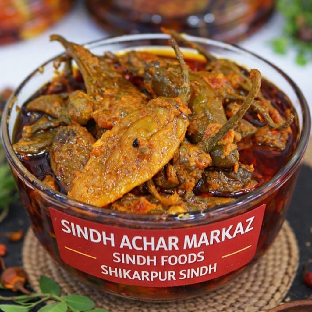 Green Chili Achar Parsal Open Allowed Mustard Oil